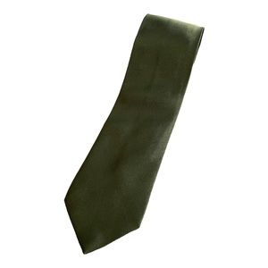 Giorgio Armani A Milano Borgonuovo 21 Green Jewel Tone Silk Tie